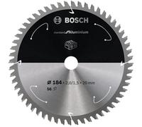 Bosch Professional Aluminium Circular Saw Blade For Cordless Saws - 184X2/1.5X20 T56 - Standard