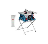 Bosch Professional BITURBO GTS 18V-216 Cordless Table Saw (216 mm Saw Blade Diameter, incl. dust Bag, GTA 560 Saw Stand, excluding Rechargeable Batteries and Charger, in Cardboard Box), Blue