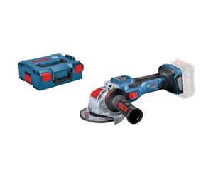 Bosch Professional BITURBO GWX 18V-15 SC Cordless Angle Grinder (125 mm disc Diameter, with connectivity Module, Adjustable Speed Levels, X-Lock Holder, in L-BOXX)