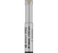 Bosch 1x Diamond drill PRO Ceramic Easy Dry (for Tiles, Hard plates, Ø 12 mm, Professional Accessories Drills/Screwdrivers)