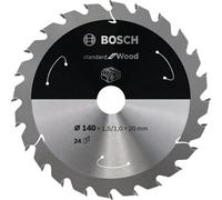 Bosch Professional Circular Saw Blade For Cordless Saws - Standard For Wood - 140X1.5/1X20 T24