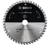 Bosch Professional Circular Saw Blade For Cordless Saws - Standard For Wood - 160X1.5/1X20 T48