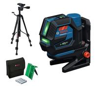 Bosch Professional Combi Laser GCL 12V-50-22 CG (Working Range up to 50 m with Receiver, Dual Power Source, Levelling Remote app, RM 20 Mount, Battery Adapter, 4 x 1,5V LR6 (AA), Pouch, BT 150)