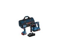 Bosch Professional Combo Kit GSR 18V-45 + GBH 18V-22 (INKL. 2X 4,0-Ah-Akku, Ladegerät GAL 18V-40, in Werkzeugtasche)