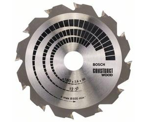 Bosch Professional Construct Wood circ. saw blade 180x30/20x2.6mm 12 2608640632