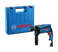 Bosch Professional Corded Impact Drill GSB 1600 RE (240V, 701W, incl. Keyless chuck 13 mm, Depth stop 210 mm, Carrying Case)