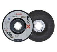 Bosch Professional Expert Grinding Disc for Metal (for metal, X-LOCK, Ø 125 mm, bore Ø 22.23 mm, angle grinder accessories)