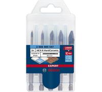 Bosch Expert HEX-9 HardCeramic Tiles Drill Bit Set 4-10mm - 5 Piece