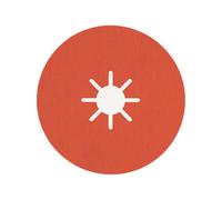 Bosch 25x EXPERT R782 Prisma Ceramic Fibre Discs (for Steel, Stainless steel sheets, Ø 180 mm, Grit 120, Professional Accessory Large Angle Grinder)