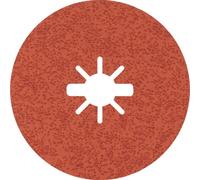 Bosch Professional 5x Expert R782 Prisma Ceramic X-LOCK Fibre Discs (Ø 125 mm, Grit 60, Accessories X-LOCK Angle Grinder)