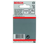 Bosch Professional Fine Wire Staple Type 53 (Textiles, Carton, 11.4 x 0.74 x 10 mm, Accessories for Joining)