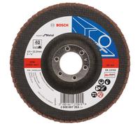 Bosch Professional Flap Disc X551 - Expert For Metal (D 125mm, G 40, Angled)