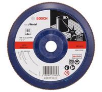 Bosch Professional Flap Disc X571 - Best For Metal (D 180mm, G 80, Straight)