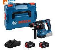Bosch Professional 18V System Cordless Rotary Hammer GBH 18V-22 X (incl. 2X GBA 5.0Ah, GAL 18V-40, L-BOXX 136)