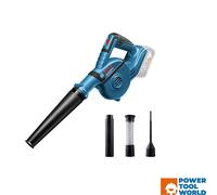 Bosch Professional GBL 18V-120 Cordless Blower Body Only Inc 4x Accessories