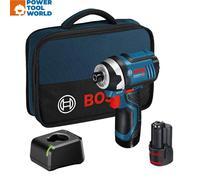 Bosch Professional GDR 12V-105 10.8v / 12v Impact Driver Inc 2x 2.0Ah Batts I...