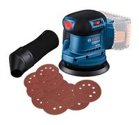 Bosch Professional Gex 185-Li 18V 125mm Random Orbit Sander Brushless +10 Sheets