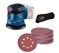 Bosch Professional Gex 18V 125mm Random Orbit Sander Brushless + 50 Sheets