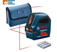 Bosch Professional GLL 2-10 Red Line Laser Level Inc 3x AA Batteries 0601063L00