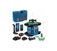 Bosch Professional GRL 650 CHVG Rotary Laser with battery, batteries, cell, glasses, supports, plate, in case - 0601061V00