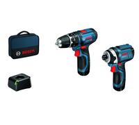 Bosch Professional GSB 12V-15 + GDR 12V-105 2x 2.0Ah Twin Kit
