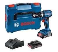 Bosch Professional GSB 18V-45 18V System Cordless Hammer Drill (Speed 1,900 min-¹, Includes 2X 2.0Ah Battery, GAL 18V-20, L-BOXX)