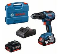Bosch Professional GSB 18V-55 Brushless Combi 2 x 5.0 Ah GAL 18V-20 0615990M5W