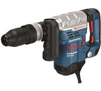 Bosch Professional GSH 5 demolition hammer (SDS max, 7.5 J impact energy, 1100 W, incl. pointed chisel and toolbox)