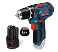 Bosch Professional GSR 12 V-15 12v Cordless Drill Driver BODY ONLY + 1 X 2.0Ah