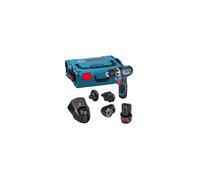 Bosch Professional GSR 12V-15 FC Cordless Drill Driver Set with Two 12 V 2.0 Ah Lithium-Ion Batteries - L-Boxx