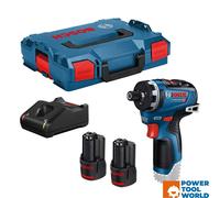 Bosch Professional GSR 12V-35 HX 10.8v / 12v Hex Drill Driver Inc 2x 3.0Ah Batts