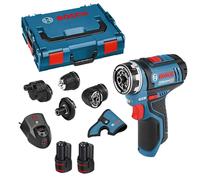 Bosch Professional GSR12V-15 12v 2 x 2.0ah Li-ion FlexiClick Drill Driver L-B...