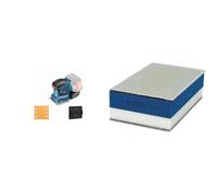 Bosch Professional GSS 18 V - 10 Cordless Detail Sander (Battery not Included, Orbit Diameter: 1.6 mm, in Cardboard Box) + 1x Expert Dual Density Sanding Block