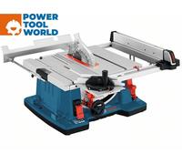 Bosch Professional Table Saw GTS 10 XC (110 V, incl. 1 x circular saw blade, Dust extraction adapter, Parallel and Angle guide, Push stick)