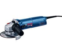 Bosch Professional GWS 1400 angle grinder (1400 W motor, 125 mm disc diameter, backing flange, protective guard, locking nut, two-hole spanner, in carton)