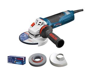 Bosch Professional GWS 19-125 CIE 125 mm angle grinder (1900 W, with speed control, KickBack Stop, in carton)