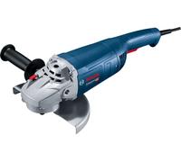 Bosch Professional GWS 22-230 J angle grinder (2,200 W, in nti-vibration auxiliary handle, backing flange, locking nut, protective guard, two-hole spanner, carton)