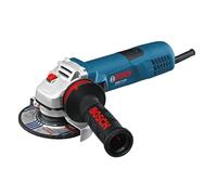 Bosch Professional GWS 7-115 E angle grinder (115 mm disc diameter, 720 W, with restart protection, 6-stage speed preselection, in carton)