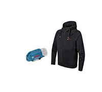 Bosch GHH 12-18V Battery Heated Hoodie Black 2XL