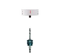 Bosch Professional Hole Saw Progressor for Wood & Metal (Ø 177 mm) + 1x Power Change Plus Adapter (Socket 3/8" hexagonal shank, HSS-G Drill Bit Ø 7.15 x 85 mm)