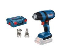 Bosch Professional 18V System Cordless Heat Gun GHG 18V-50 (Without Battery/Charger, incl. Reflector Nozzle, 32 x 33 mm, Reduction Nozzle, 9 mm, L-BOXX 136)
