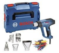 Bosch Professional hot air Gun GHG 23-66 (max. 650 °C, 4 Adjustable Programs, incl. nozzles, Shrink Tube Set, L-BOXX)