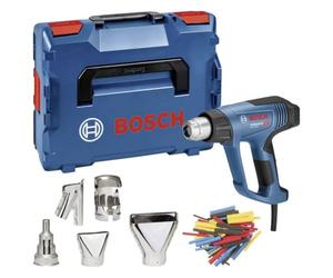 Bosch Professional hot air Gun GHG 23-66 (max. 650 °C, 4 Adjustable Programs, incl. nozzles, Shrink Tube Set, L-BOXX)