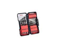 Bosch 2608577350 Metal Twist Drill HSS-Set 18-Piece PointTeQ in Box, 1-10 mm