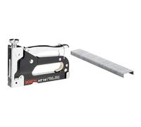 Bosch Professional HT 14 Handheld Tacker (Wood, Staple Type 53) + Home and Garden 2609255819 6 mm Type 53 Fine Wire Staples (Pack of 1000)