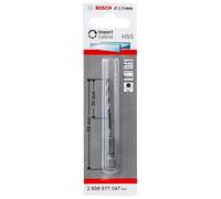 Bosch HSS Hex Shank Drill Bit 2.5mm Pack of 1