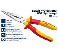 Bosch Professional Insulated Needle Nose Pliers VDE 200 mm 1000 V
