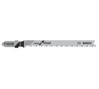 Bosch 25x T 101 B Clean for Wood Jigsaw Blade (for Softwood, Plywood, Length 100 mm, Professional Accessory Jigsaw)