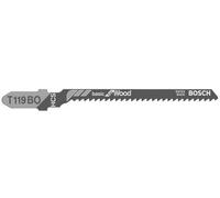 Bosch 100x T 119 BO Basic for Wood Jigsaw Blade (for Softwood, Plywood, Length 83 mm, Professional Accessory Jigsaw)