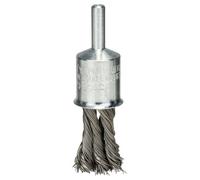 Bosch PRO 0.35mm Knotted Inox Steel Wire Pencil Brush 20mm 6mm Shank